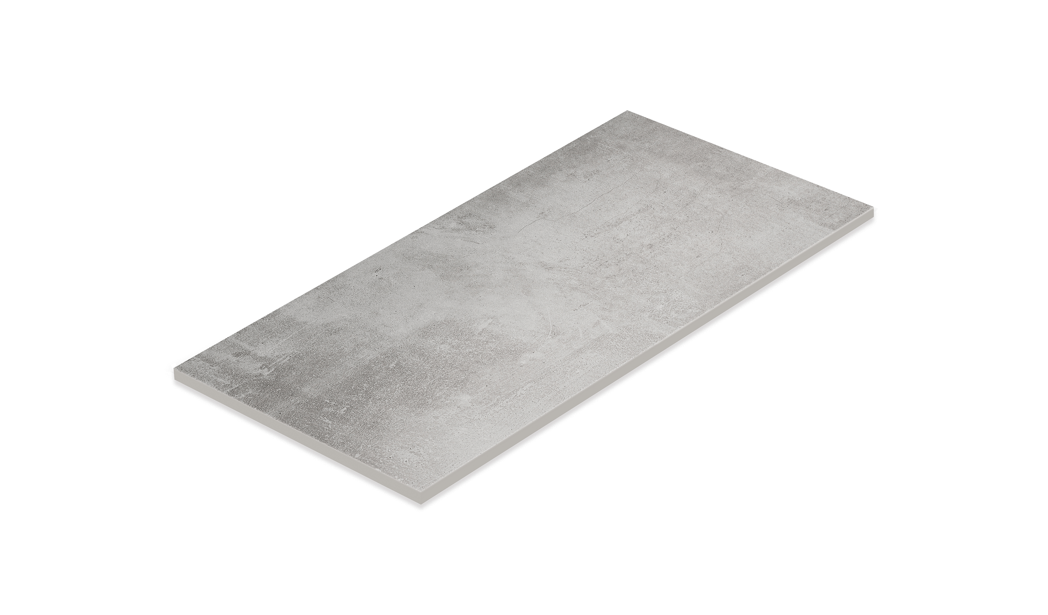 Feinsteinzeug Garten- und Terassenplatte 60 x 120 x 2 cm grau matt