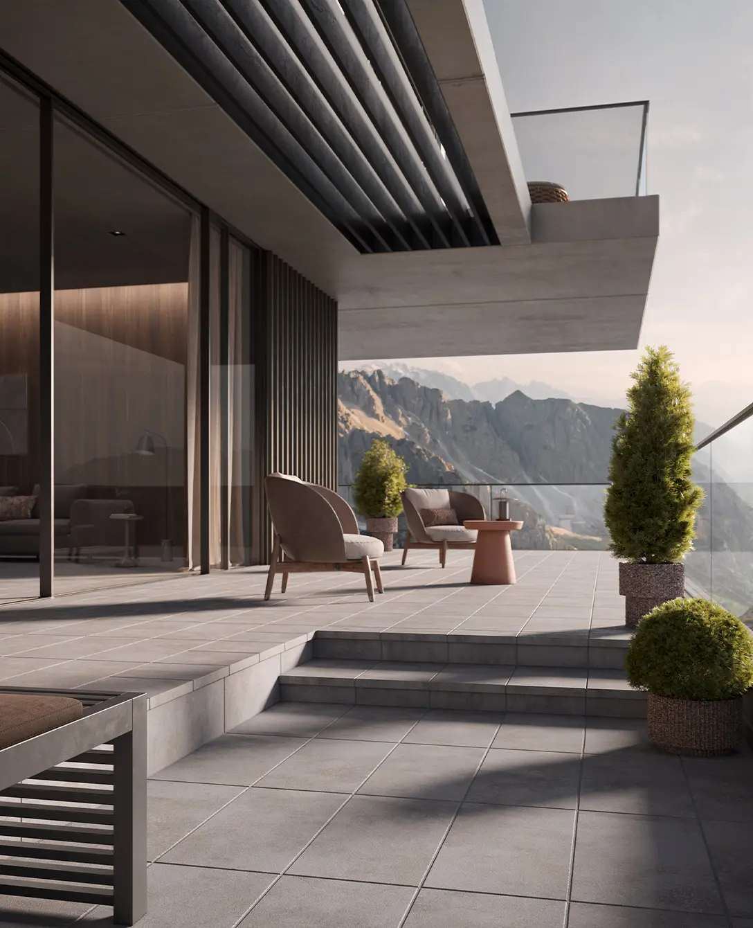 Stroeher Terrassenfliesen Fuer Aussenbereiche Und Balkone