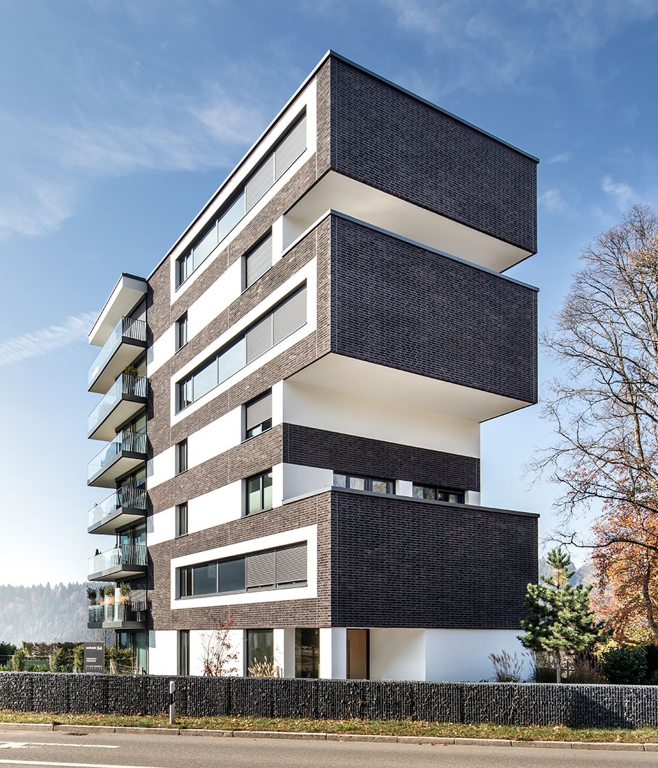 Stroeher Klinkerriemchen Zeitlos Kohleglanz Referenzen Parkside Freudenstadt Thumb