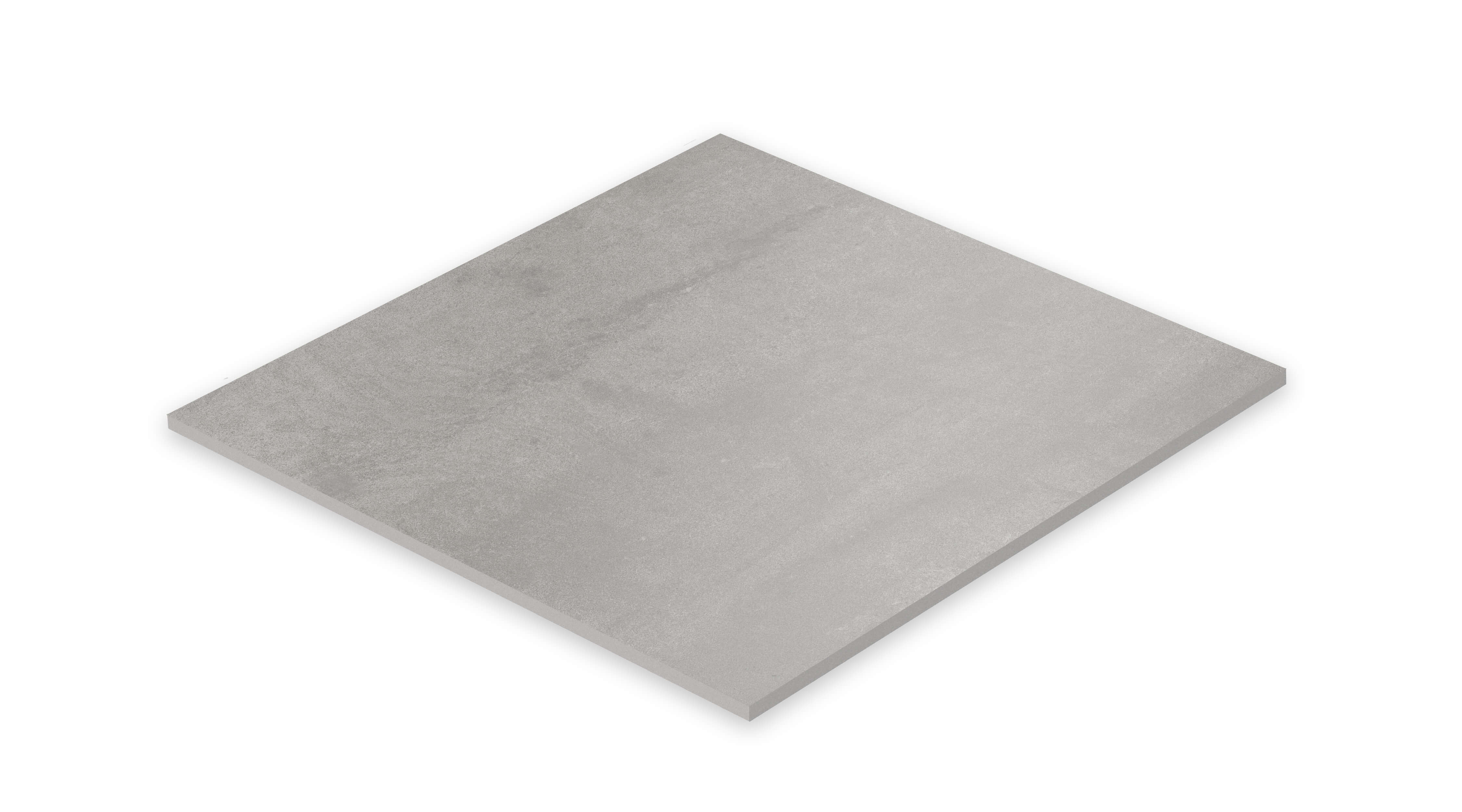 Feinsteinzeug Boden- und Wandfliese 60 x 60 cm hellgrau matt