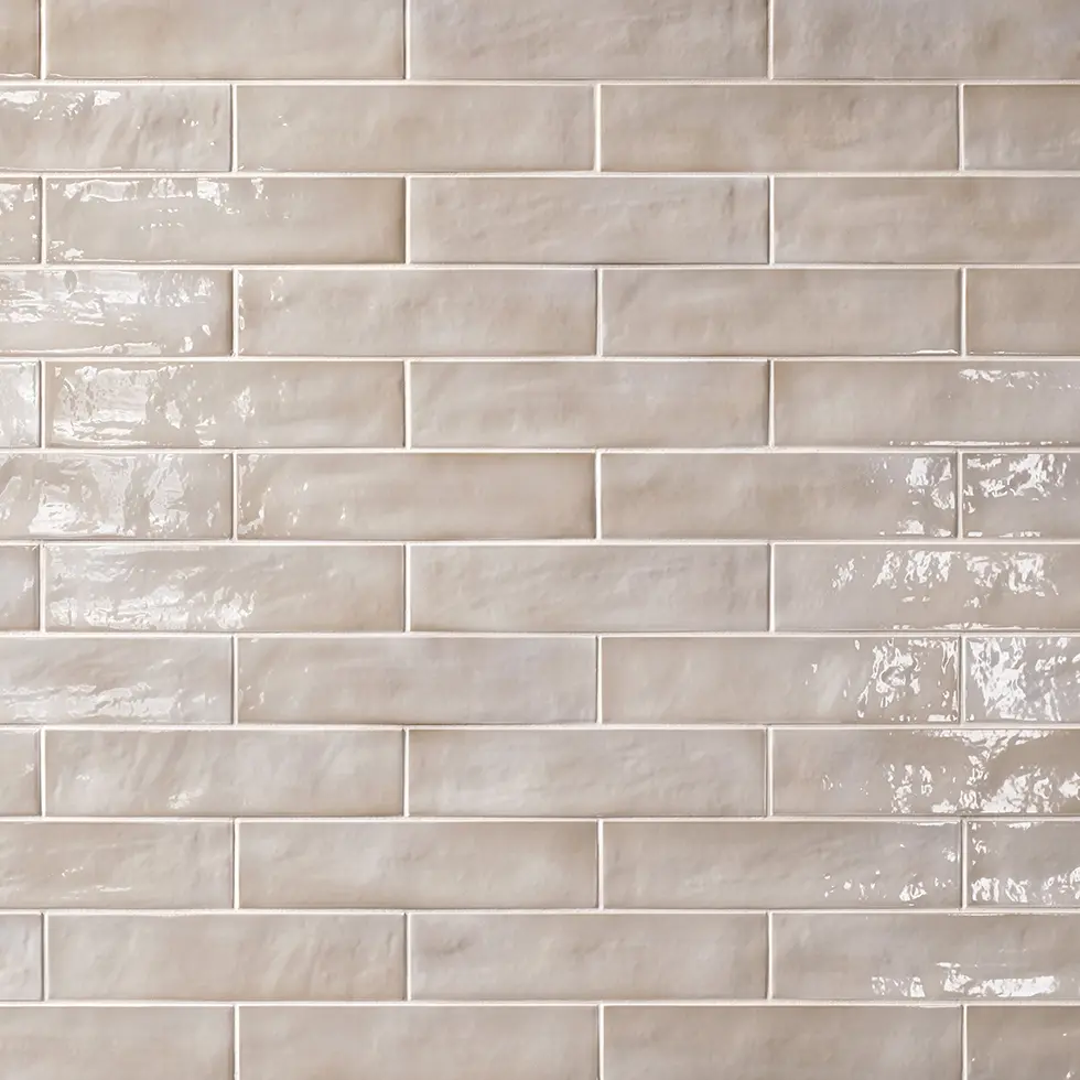 Stroeher Living Color Brix Feinsteinzeug Riemchen Farbabbildung 1012 Historic Beige Glossy