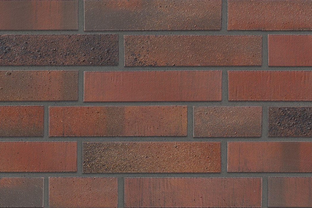 Klinkerriemchen DF 240 x 52 mm oxidrot