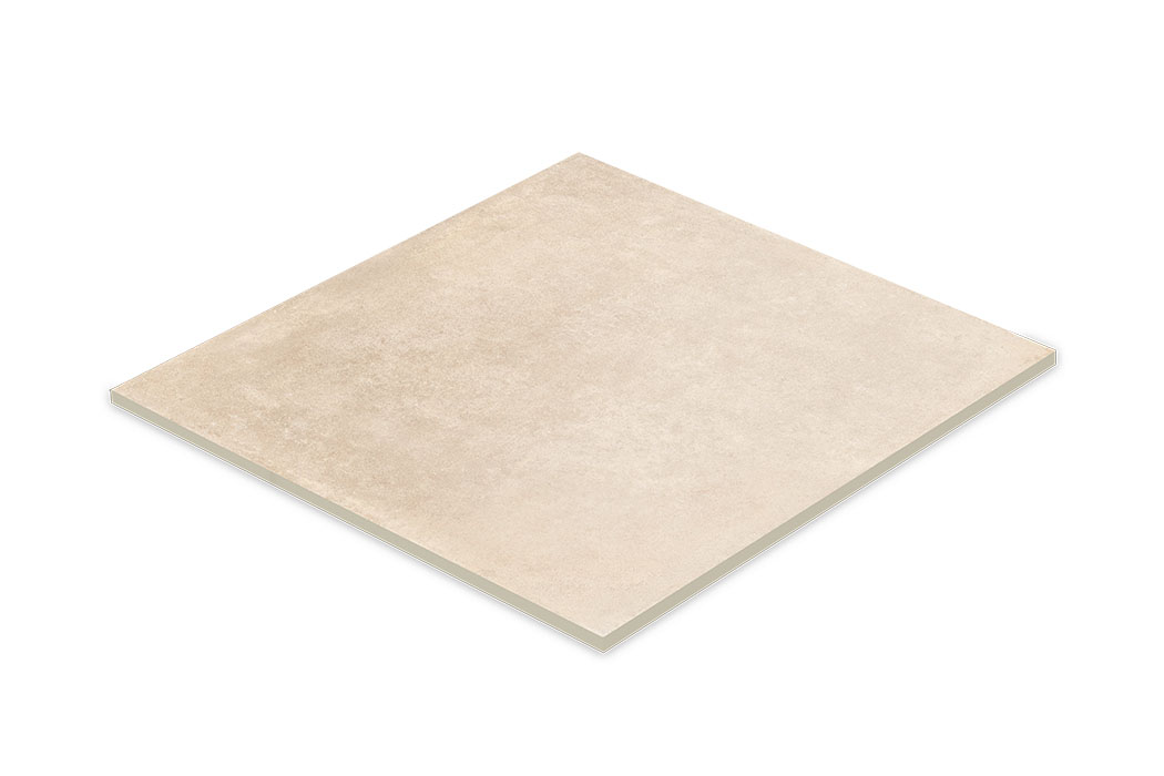 Feinsteinzeug Garten- und Terassenplatte <br> 100 x 100 x 2 cm beige matt