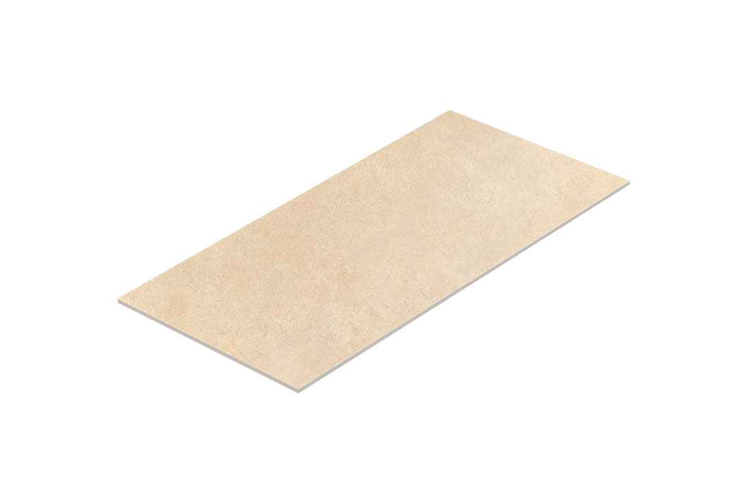 Feinsteinzeug Boden- und Wandfliese 60 x 120 cm beige matt