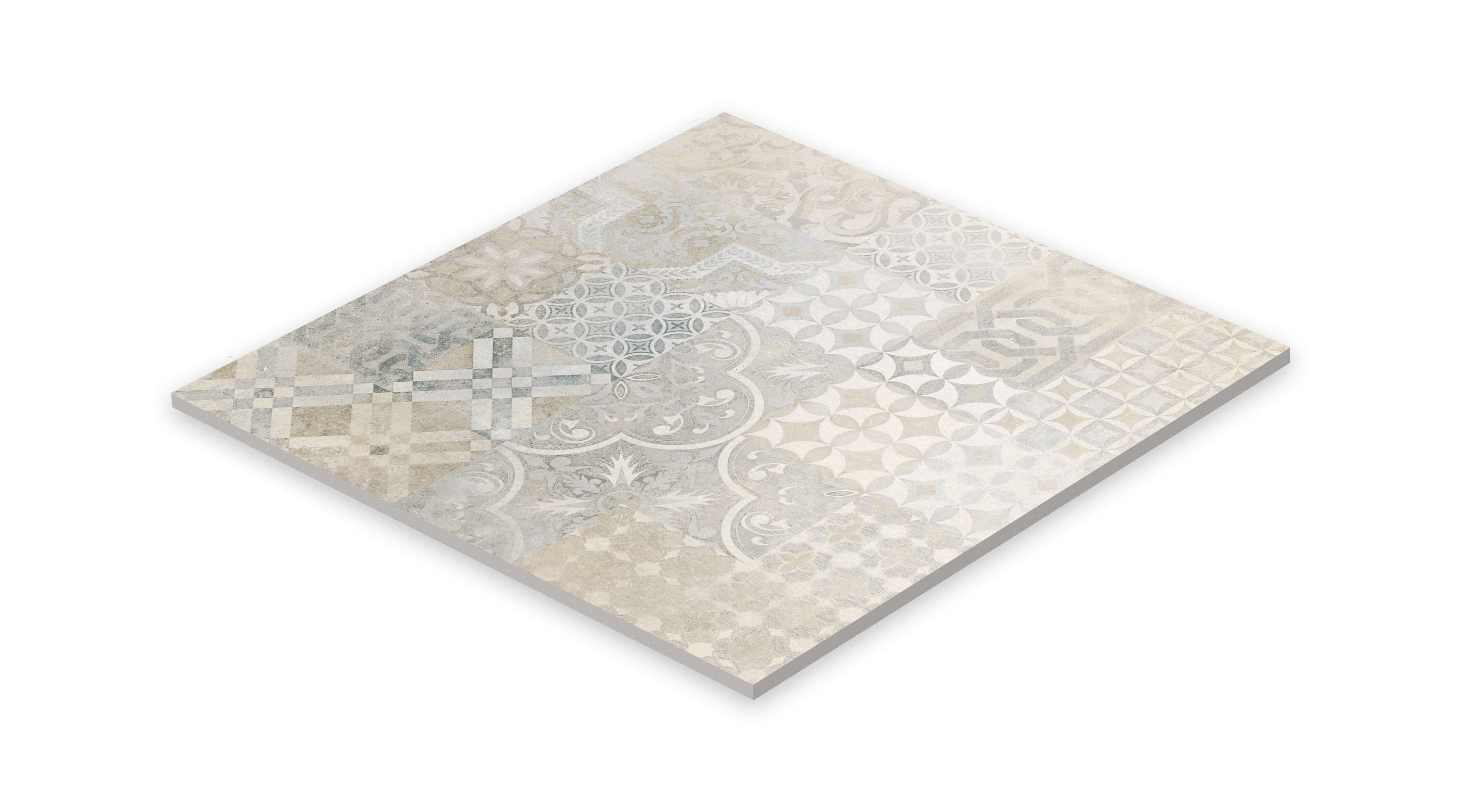 Feinsteinzeug Boden- und Wandfliese 60 x 60 cm volldekor matt