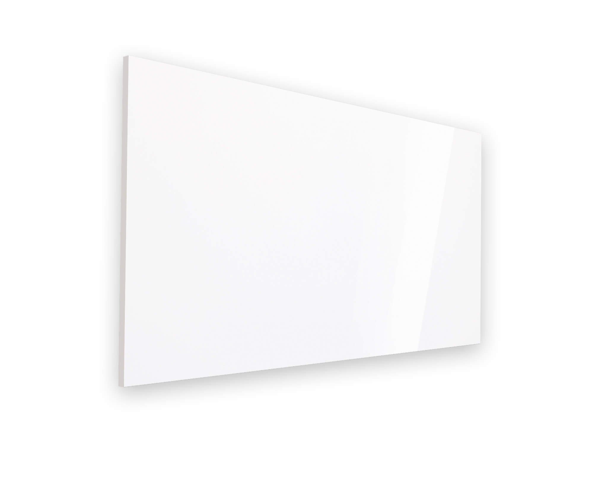 Steingut Wandfliese 30 x 60 cm weiß glänzend