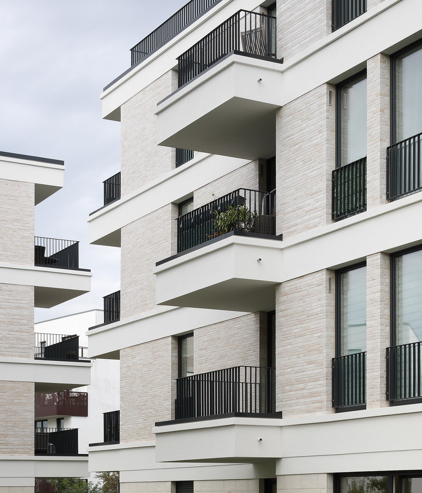 Stroeher Klinkerriemchen Beige Architekturbrand Referenzen Fuenf Morgen Apartments Berlin 06