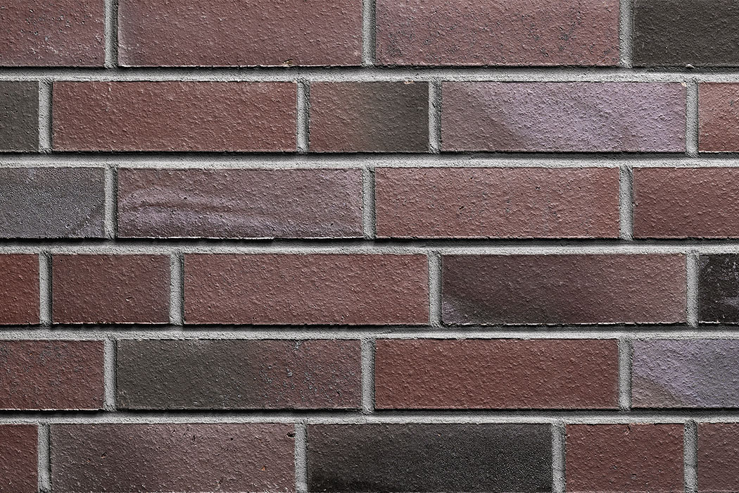 Klinkerriemchen NF 240 x 71 mm violettbunt