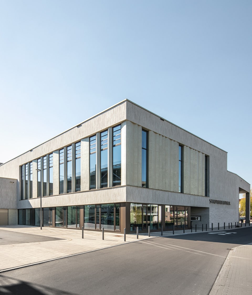 Stroeher Klinkerriemchen Riegel 50 Referenzen Stadthalle Sinsheim Thumb