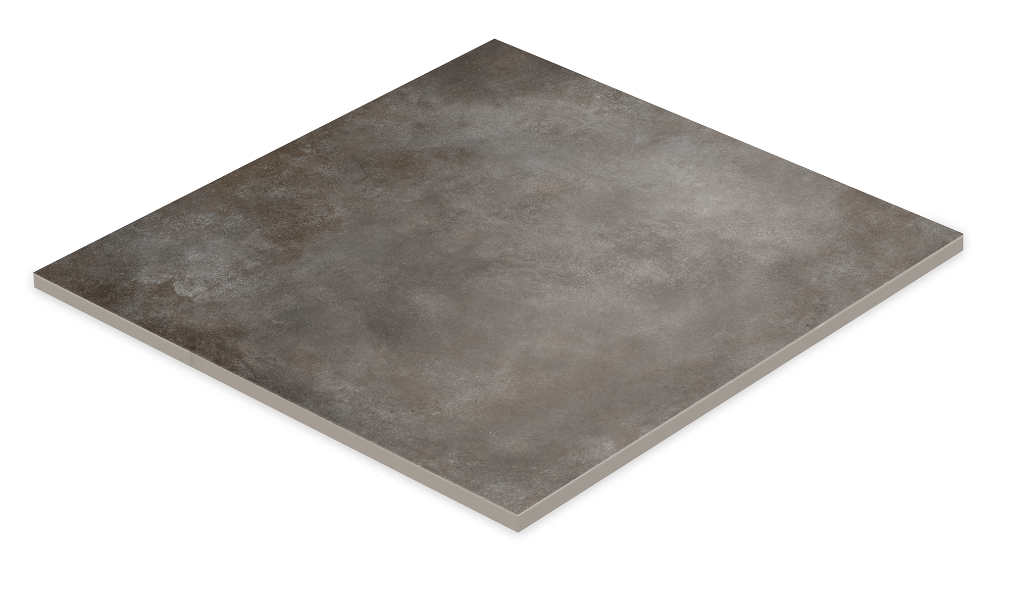 Feinsteinzeug Garten- und Terassenplatte 100 x 100 x 2 cm umbra matt