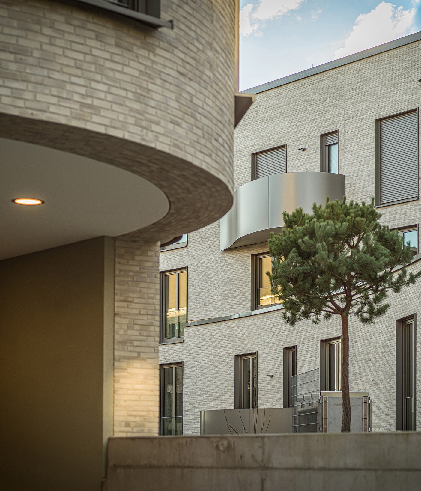 Stroeher Klinkerriemchen Wasserbrand Kornbeige Referenzen Curve Wiesbaden 03