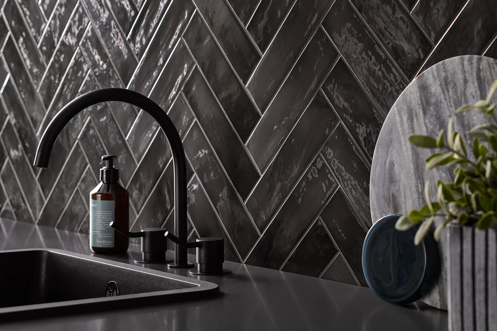 Stroeher Living Color Brix Retro Fliesenspiegel Kueche