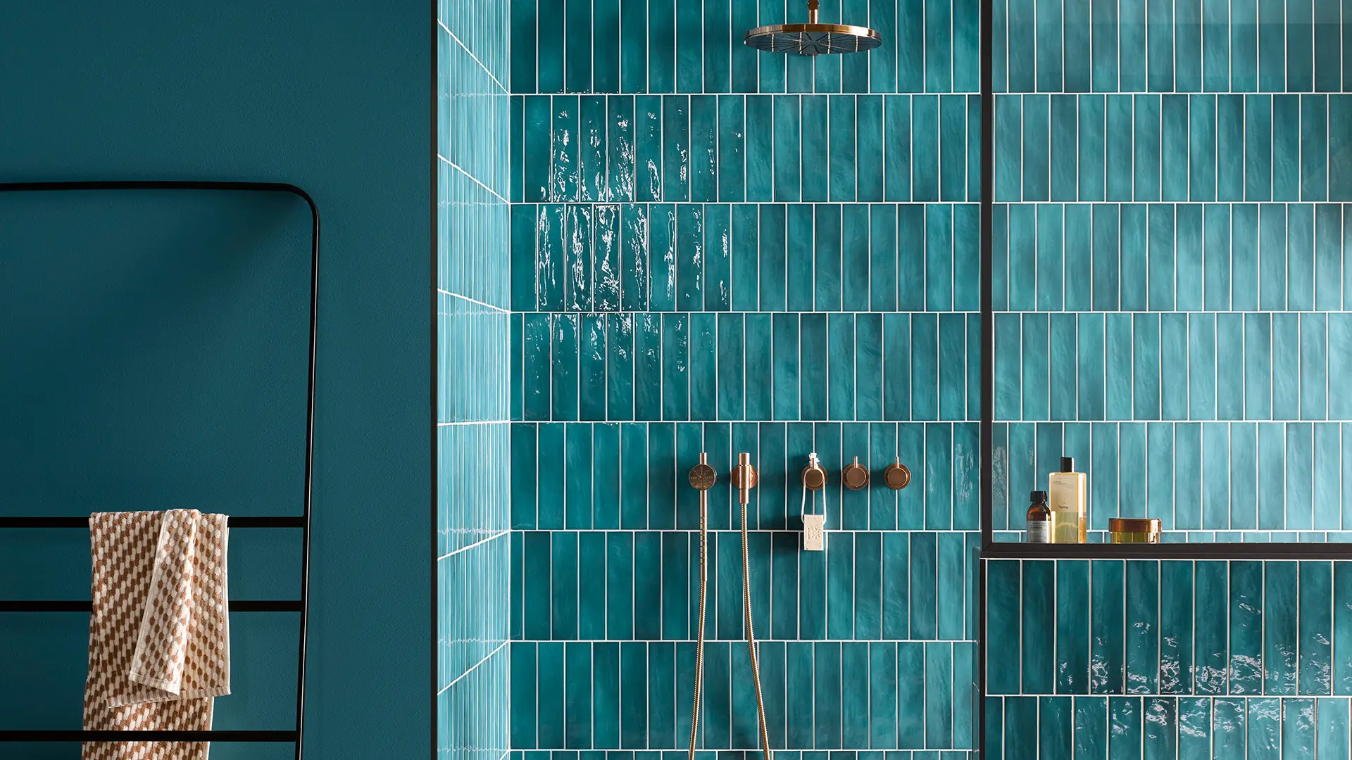 Stroeher Living Color Brix Metrofliesen Dusche Badezimmer