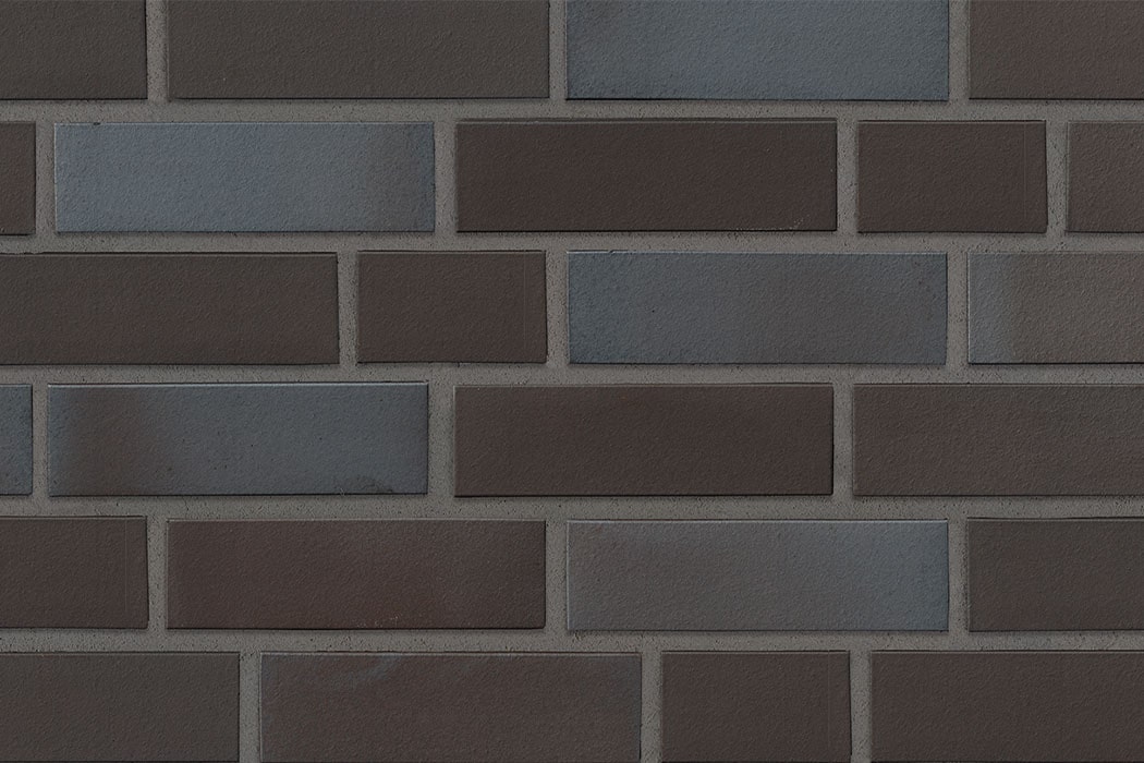 Klinkerriemchen NF 240 x 71 mm metallic schwarz