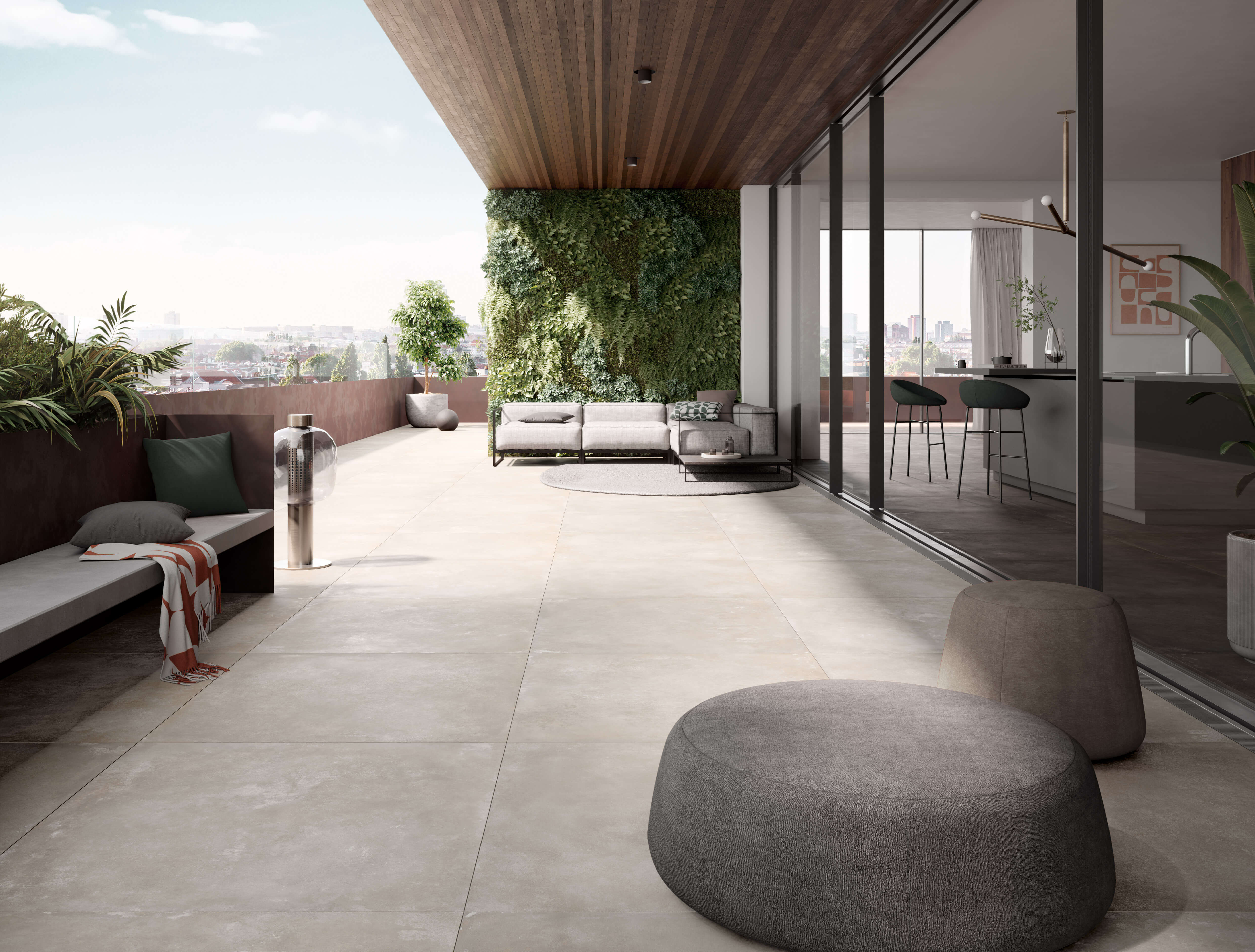 01 Terrassenplatten Gepadi Deep Urban 20 100X100x2 5712 Beige Matt 95069 016 01