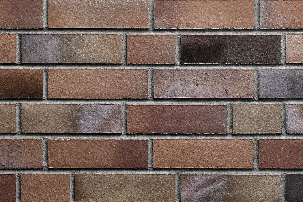 Klinkerriemchen NF 240 x 71 mm rotbunt