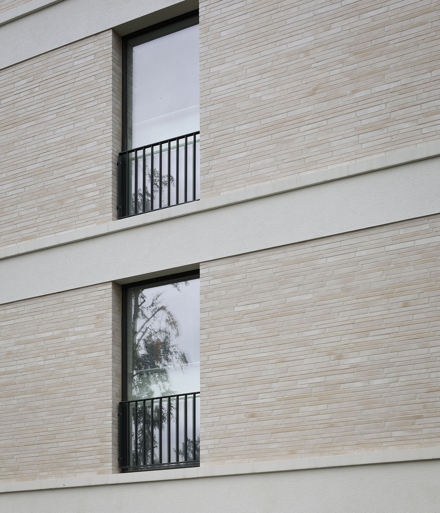 Stroeher Klinkerriemchen Beige Architekturbrand Referenzen Fuenf Morgen Apartments Berlin 04