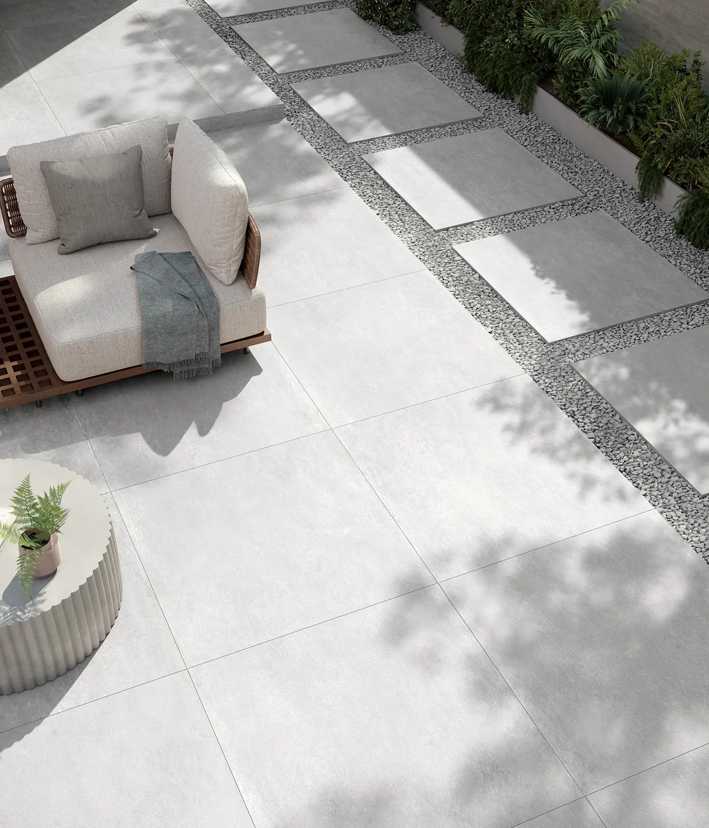 Stroeher Living Absolute 20 Gehwegplatten Feinsteinzeug