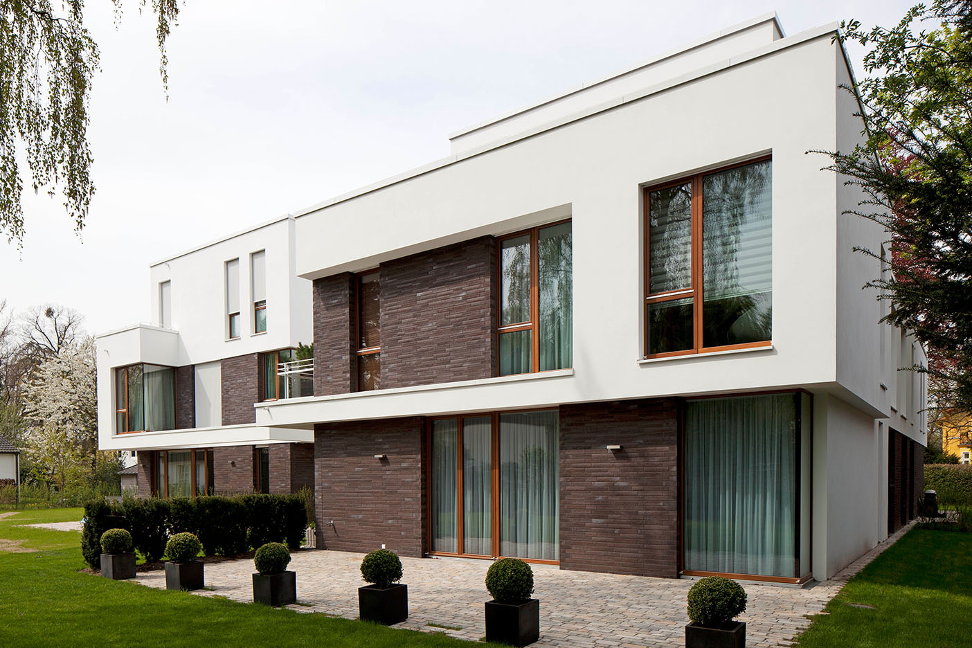 Stroeher Langformat Klinkerriemchen Zeitlos Kohleglanz Referenzen Stadtvillen Corinthstrasse Hamburg 03