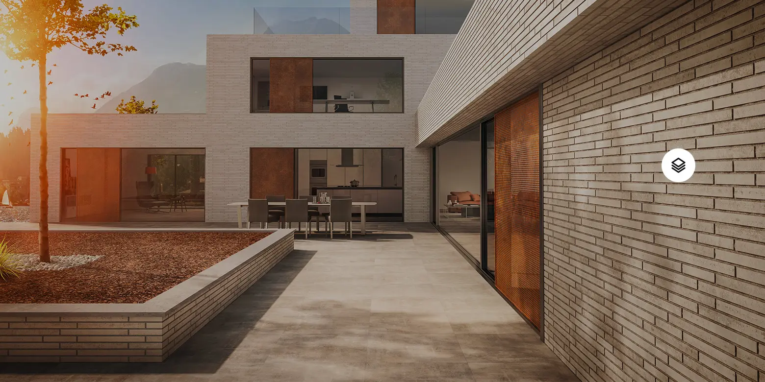 Stroeher Klinkerriemchen Riegel 50 Konfiguration Klinkerstein Aussen