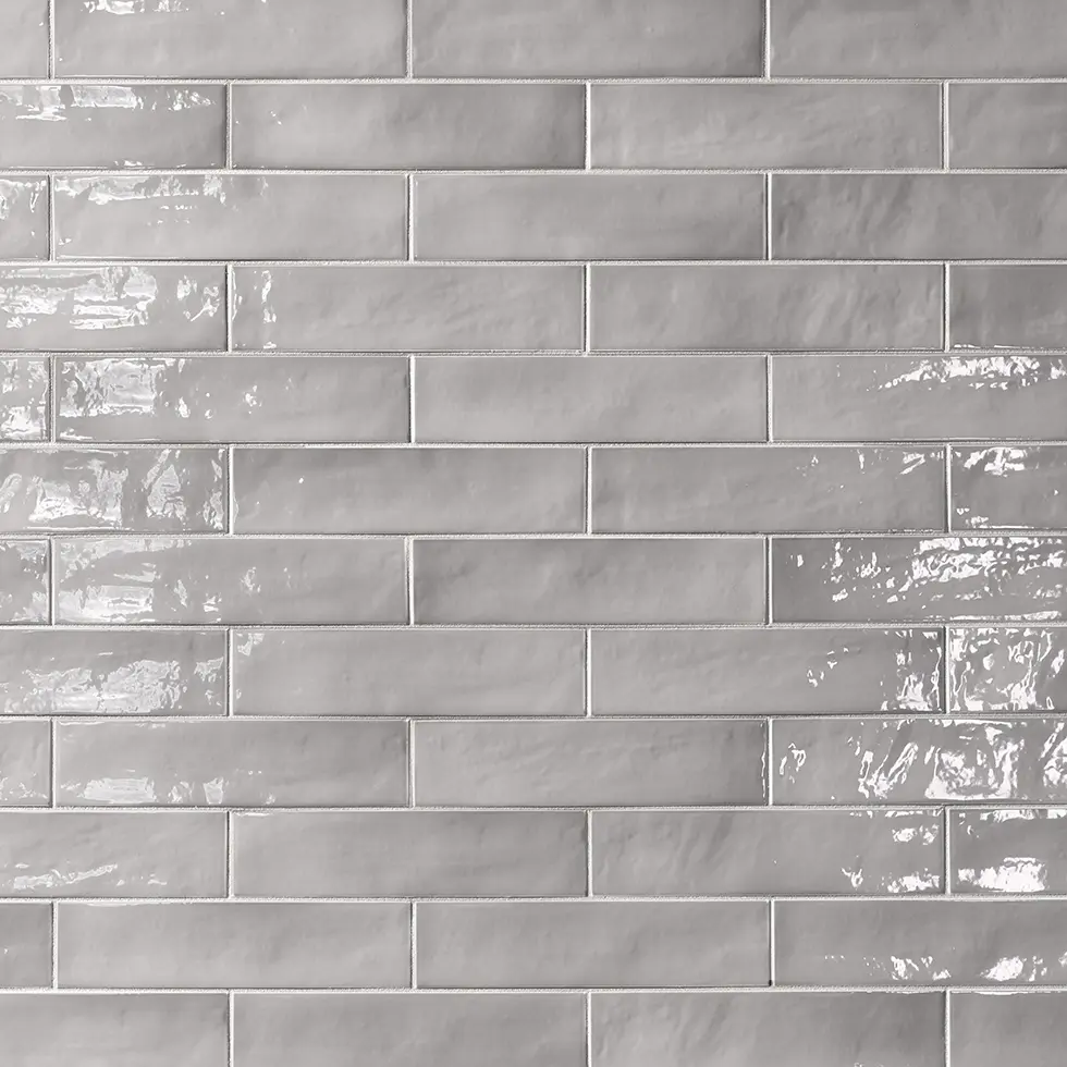 Stroeher Living Color Brix Feinsteinzeug Riemchen Farbabbildung 1074 Moon Grey Glossy