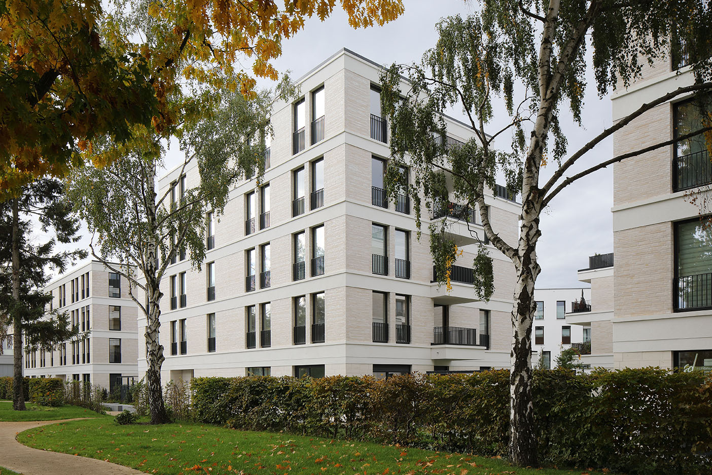 Stroeher Klinkerriemchen Beige Architekturbrand Referenzen Fuenf Morgen Apartments Berlin 05