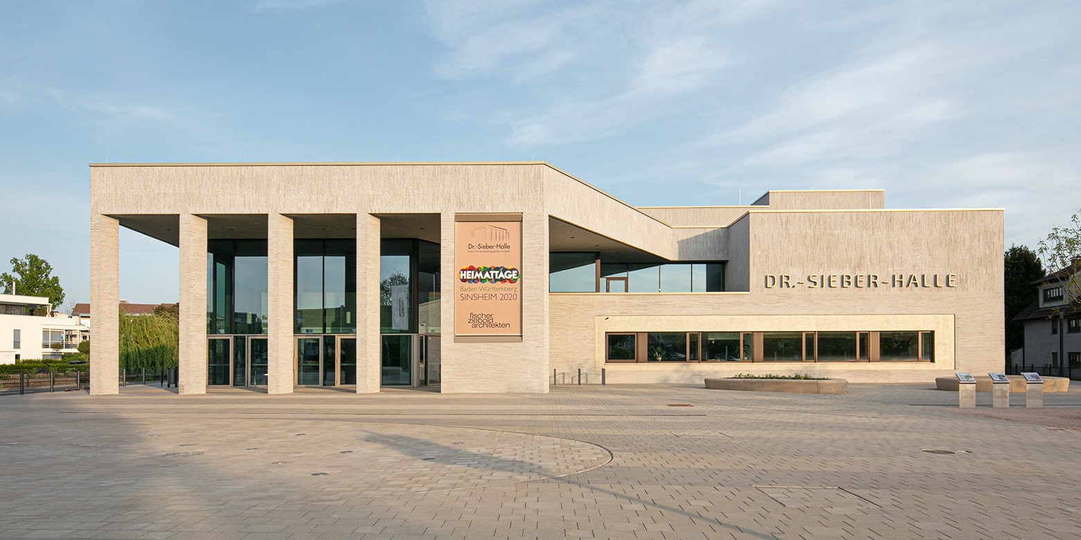 Stroeher Klinkerriemchen Riegel 50 Referenz Stadtbibliothek Dr Sieber Halle Sinsheim Min