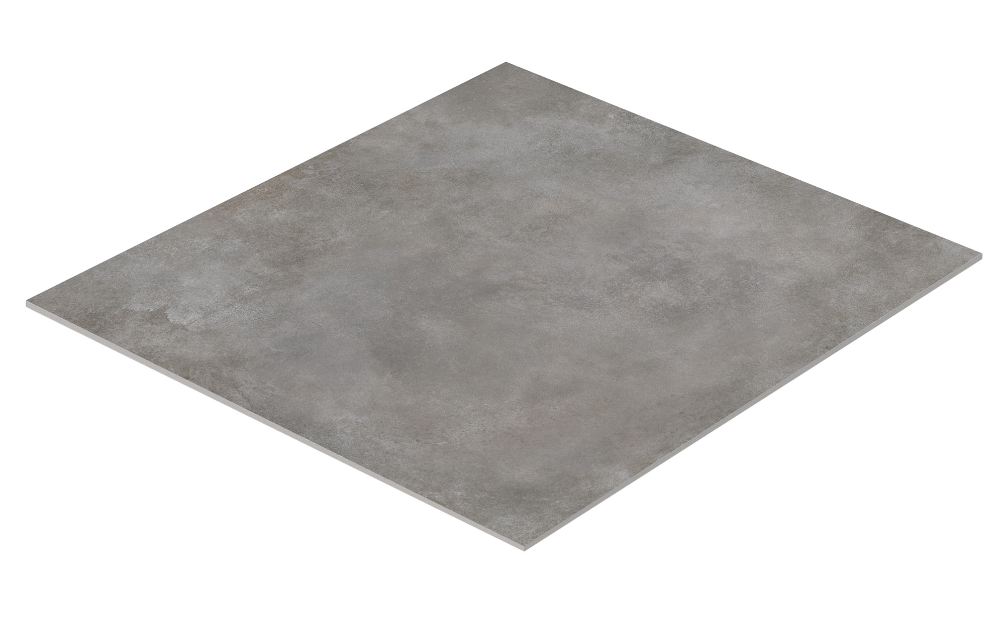 Feinsteinzeug Boden- und Wandfliese 120 x 120 cm grau matt