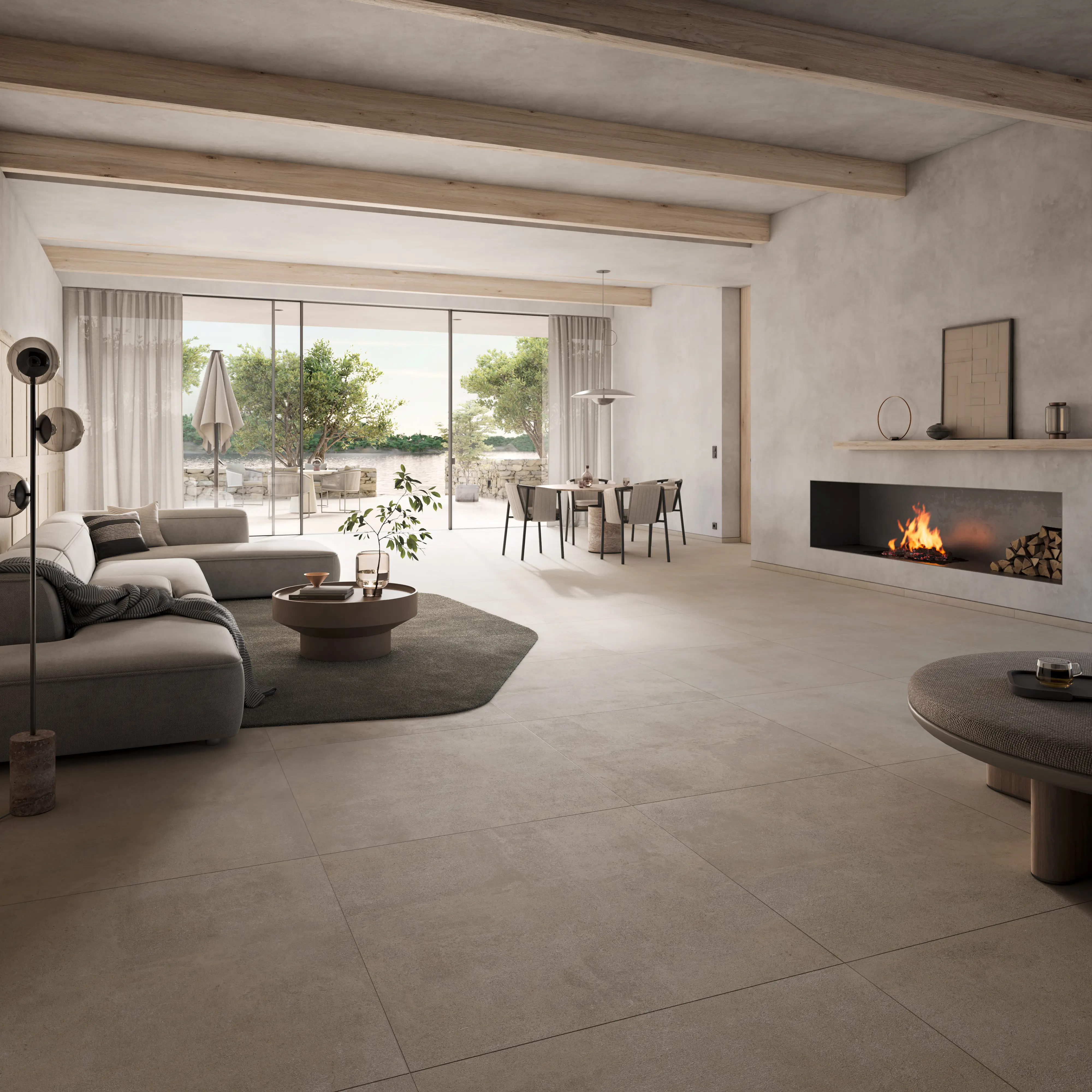 01 Feinsteinzeug Fliesen Gepadi Mondo 100X100 6012 Beige Matt 95076 009 01