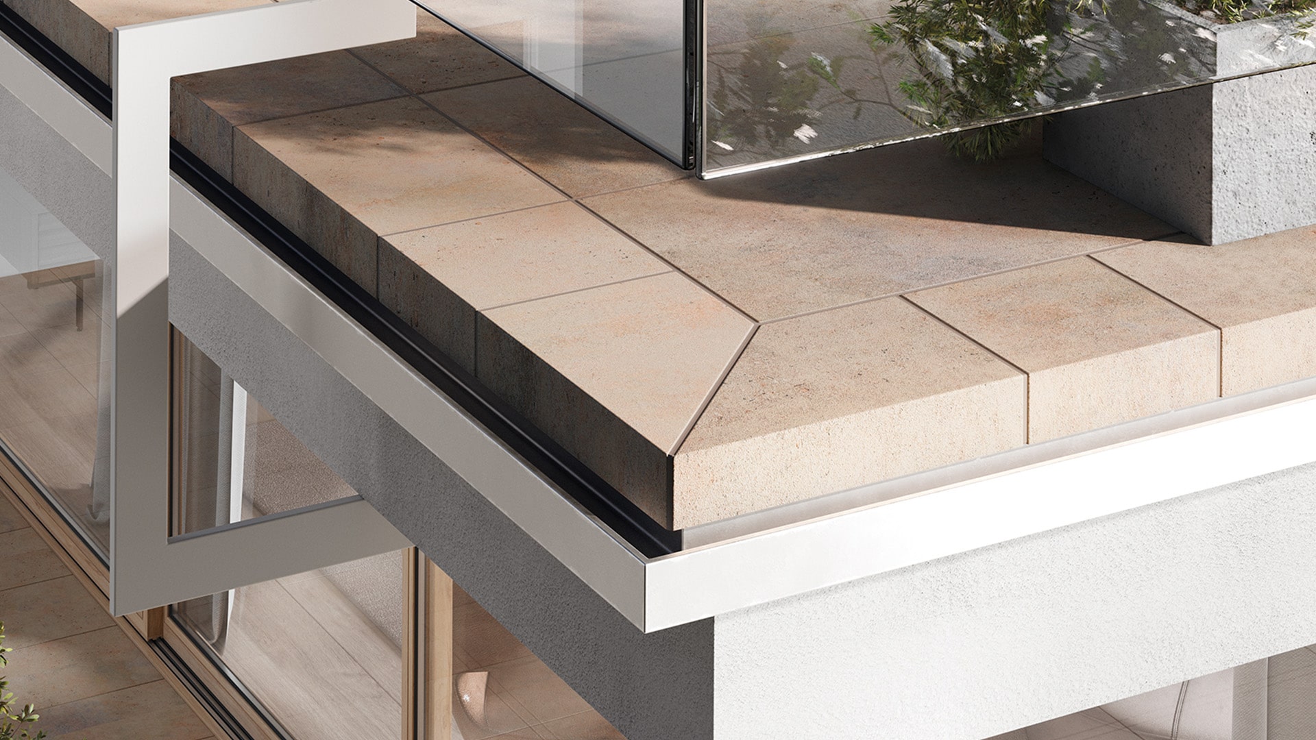 Stroeher Fliesen Keramische Formteile Fuer Terrassen Und Balkone