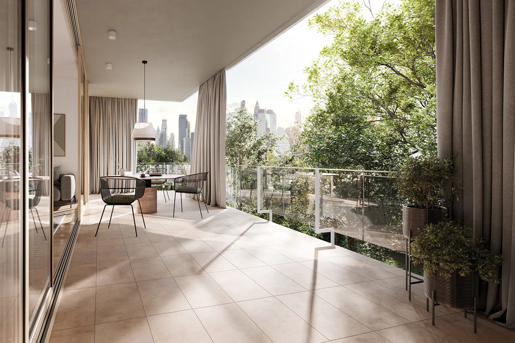 Stroeher Gravel Blend Balkon Boden