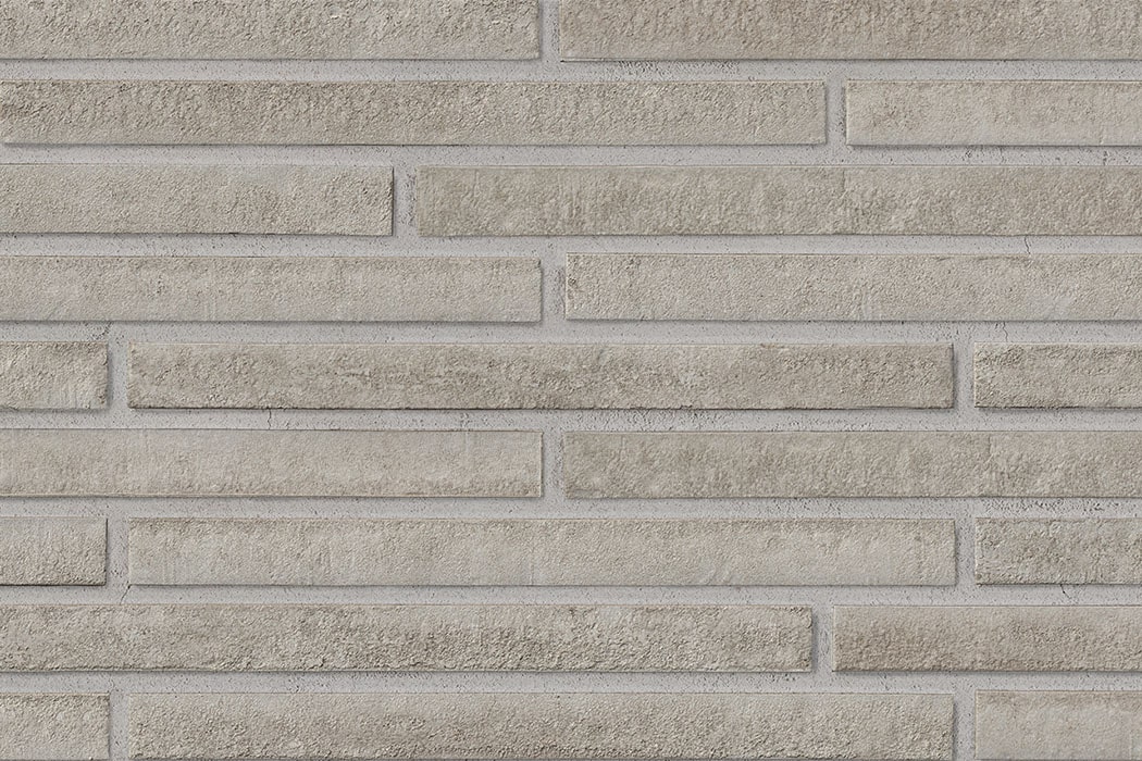 Klinkerriemchen LF 490 x 40 mm silber grau used look