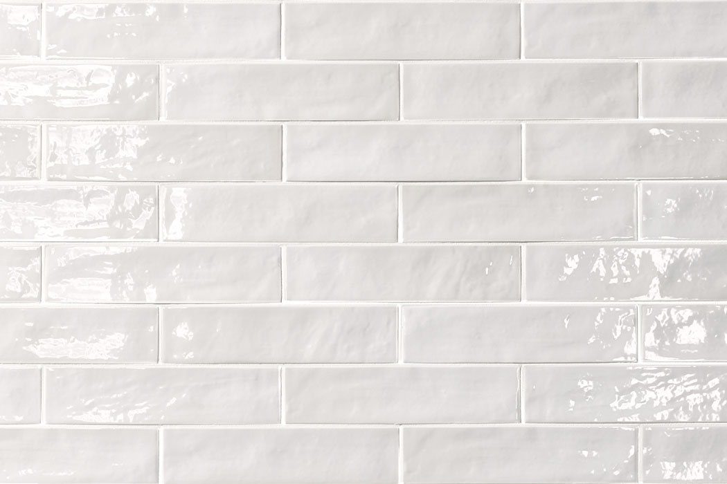 Feinsteinzeug Riemchen 246 x 60 mm pearl white glossy