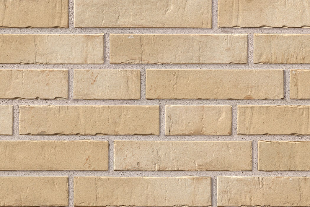 Klinkerriemchen DF 240 x 52 mm beige engobiert