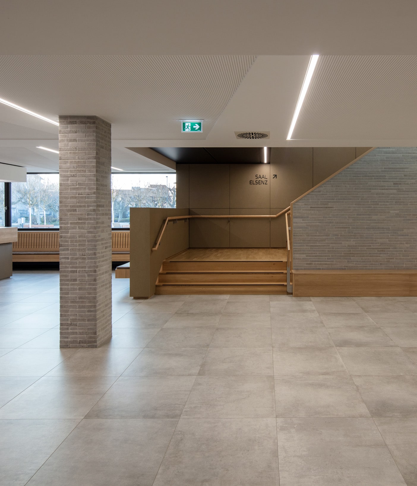 Stroeher Klinkerriemchen Riegel 50 Referenzen Stadthalle Sinsheim 04